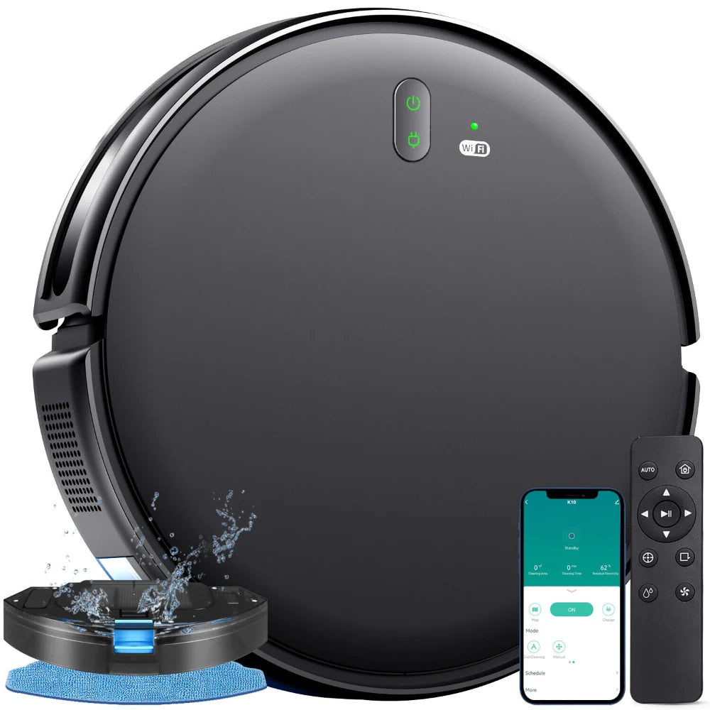 Robot ROBO CLEAN de aspirare și curățare a podelei cu stație de încărcare