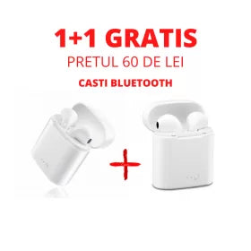 oferta 2 casti bluetooth 1+1 gratis la pret de una