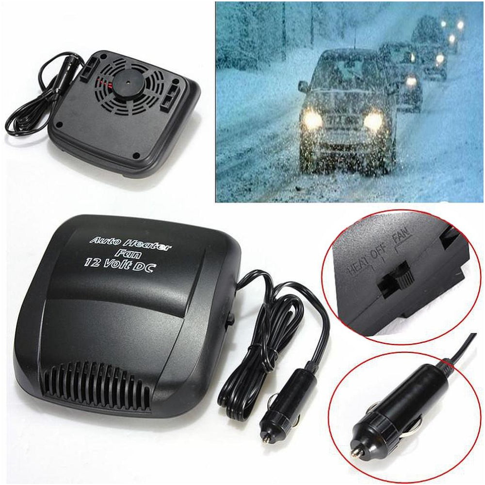 Aeroterma Auto 12V, 150W - Incalzire si Racire, Cablu 140cm,
