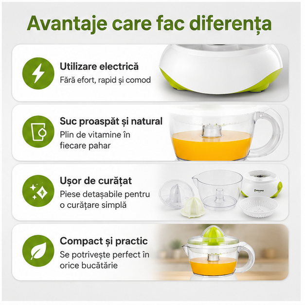 Storcator Electric Citrice - Putere și Eficiență
