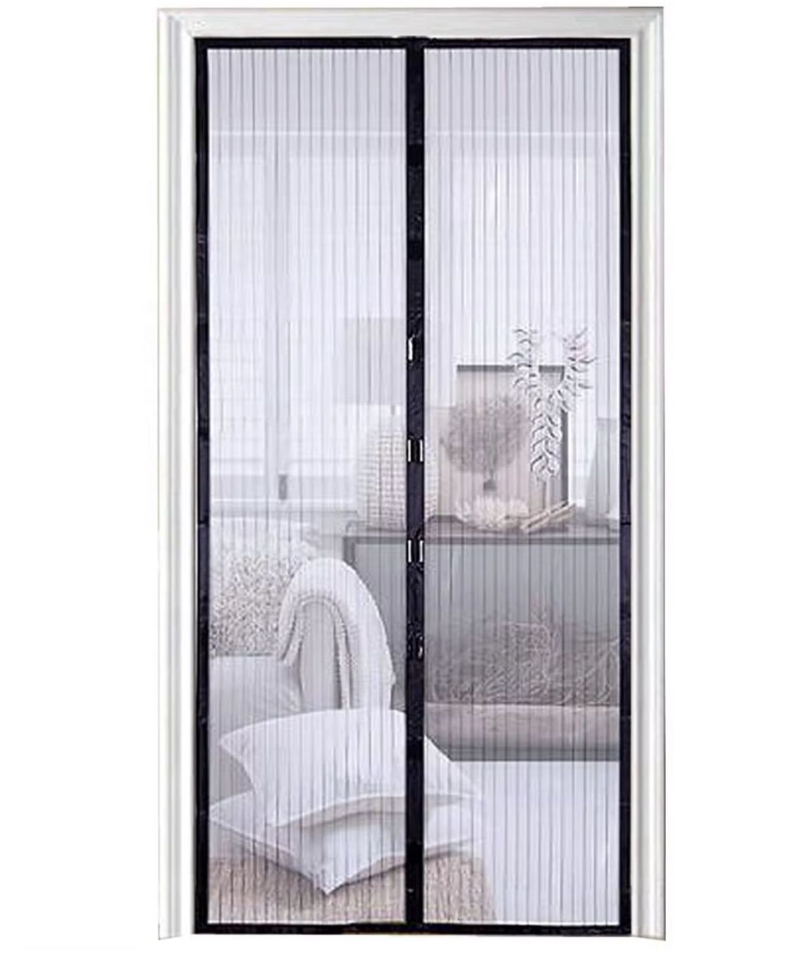 1+1 GRATIS Plasă de Țânțari cu Închidere Magnetică pentru Uși - Protecție Eficientă și Ventilație Naturală