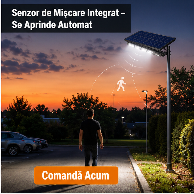 Lampa solară stradală 3000W  70 CM W789B-6