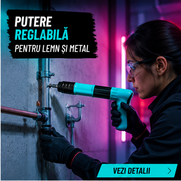 Pistol manual pentru fixarea cuielor + 100 CUIE CADOU