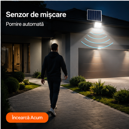 Proiector cu Panou Solar Separat 200W