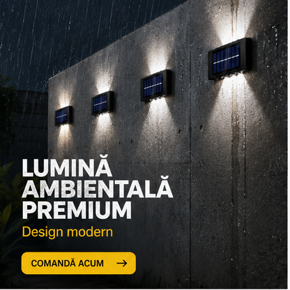 SET 8 LAMPI BIDIRECTIONALE, 15CM, 10 LED-URI