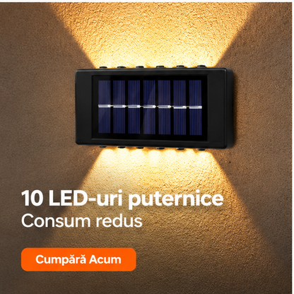 SET 8 LAMPI BIDIRECTIONALE, 15CM, 10 LED-URI