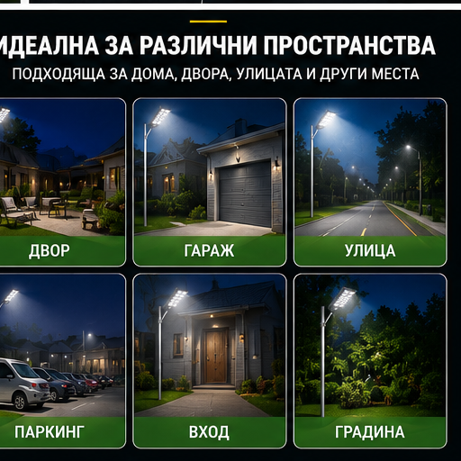 Lampa solară stradală 3000W  70 CM W789B-6