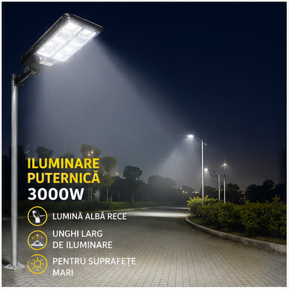 Lampa solară stradală 3000W  70 CM W789B-6