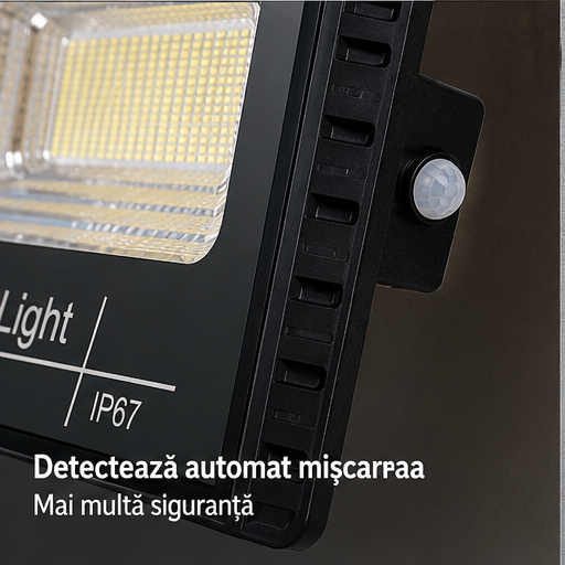 Proiector cu Panou Solar Separat 200W