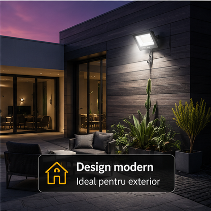 Proiector cu Panou Solar Separat 200W
