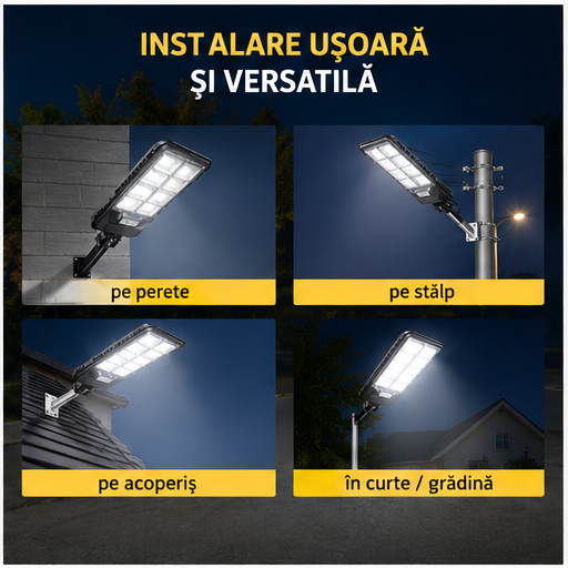 Lampa solară stradală 3000W  70 CM W789B-6
