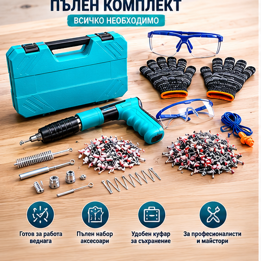 Pistol manual pentru fixarea cuielor + 100 CUIE CADOU