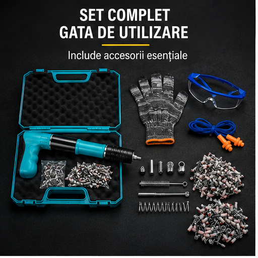 Pistol manual pentru fixarea cuielor + 100 CUIE CADOU