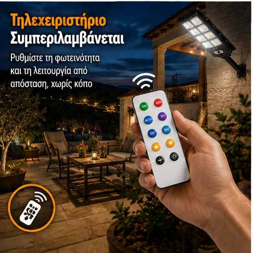 Lampa solară stradală 3000W  70 CM W789B-6