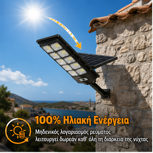 Lampa solară stradală 3000W  70 CM W789B-6