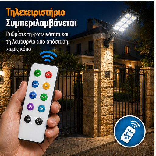 Lampa solară stradală 3000W  70 CM W789B-6