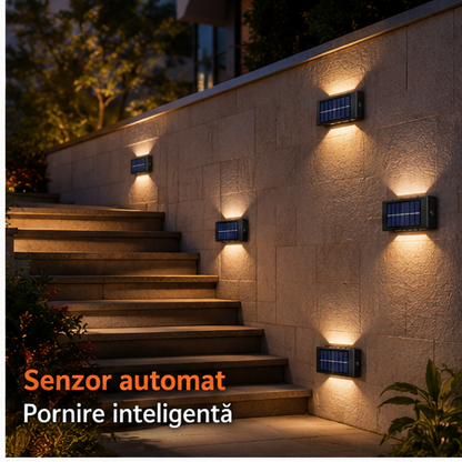 SET 8 LAMPI BIDIRECTIONALE, 15CM, 10 LED-URI