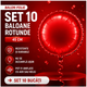 SET 10 BALOANE ROSII