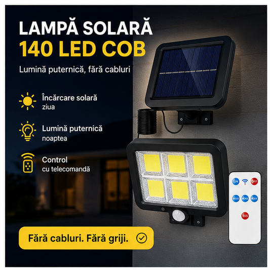 Lampa 140 LED COB