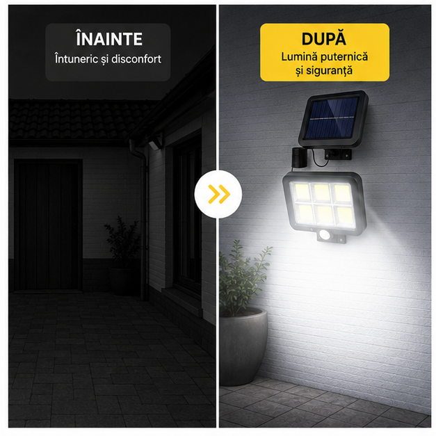 Lampa 140 LED COB