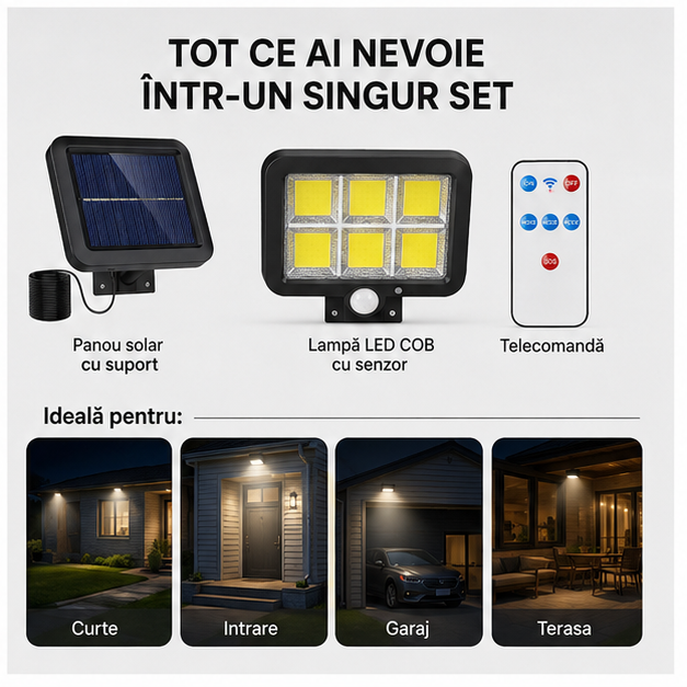 Lampa 140 LED COB