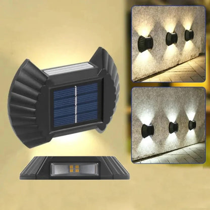 Lămpi Solare Decorative „Scoică" IP65, Iluminare Bidirecțională – Set 8, 12 sau 16 buc, Alb Cald sau Alb Rece
