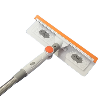 Mop Multifunctional cu Microfibra si Racleta Silicon - Rotir