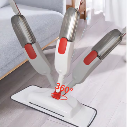 Mop Spray 2in1 cu Pulverizator si Perie Rotativa 360° - Reze