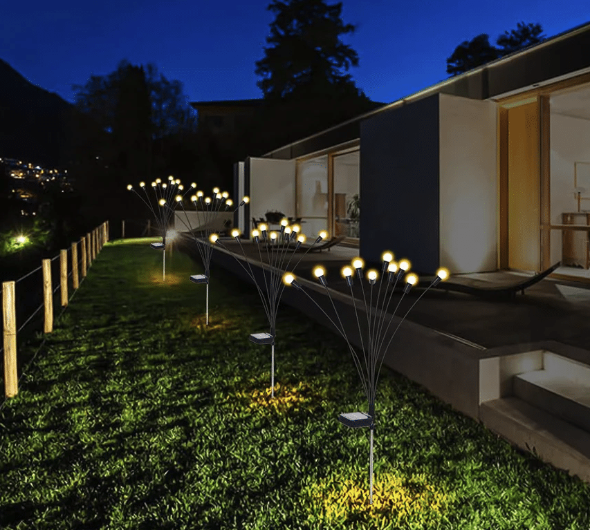 Lampa LED decorativă ,tip licurici De Gradina 8 Bulbi