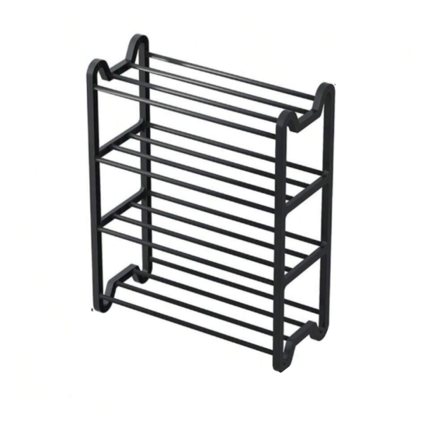 Organizator Vertical Pantofi 8-14 Perechi - Alb, Compact 48x