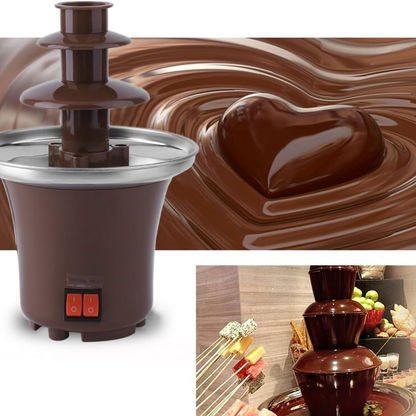 Fantana Electrica de Ciocolata cu 3 Nivele - Mini Dispenser 