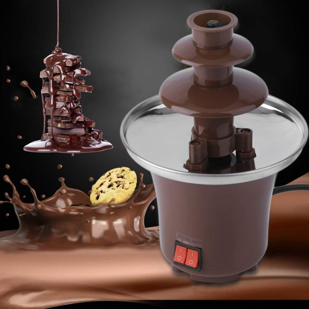 Fantana Electrica de Ciocolata cu 3 Nivele - Mini Dispenser 
