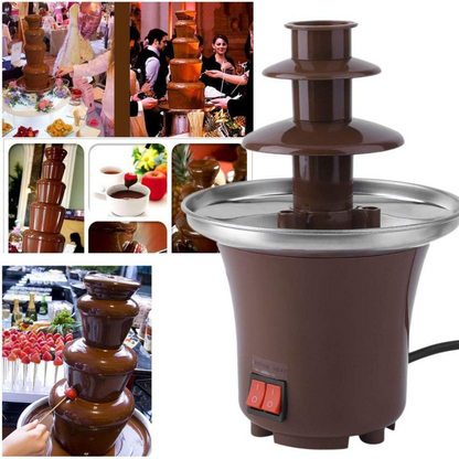 Fantana Electrica de Ciocolata cu 3 Nivele - Mini Dispenser 