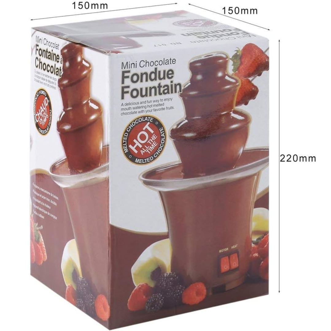 Fantana Electrica de Ciocolata cu 3 Nivele - Mini Dispenser 
