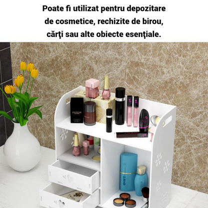 Organizator Multifunctional cu Sertare pentru Birou si Cosme