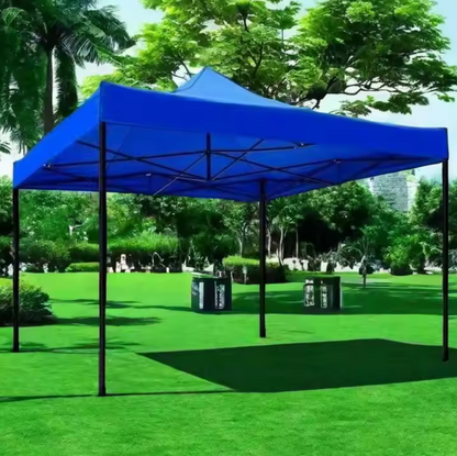 Pavilion Pliabil 3x3m cu Cadru Metalic - Cort Gradina Albast
