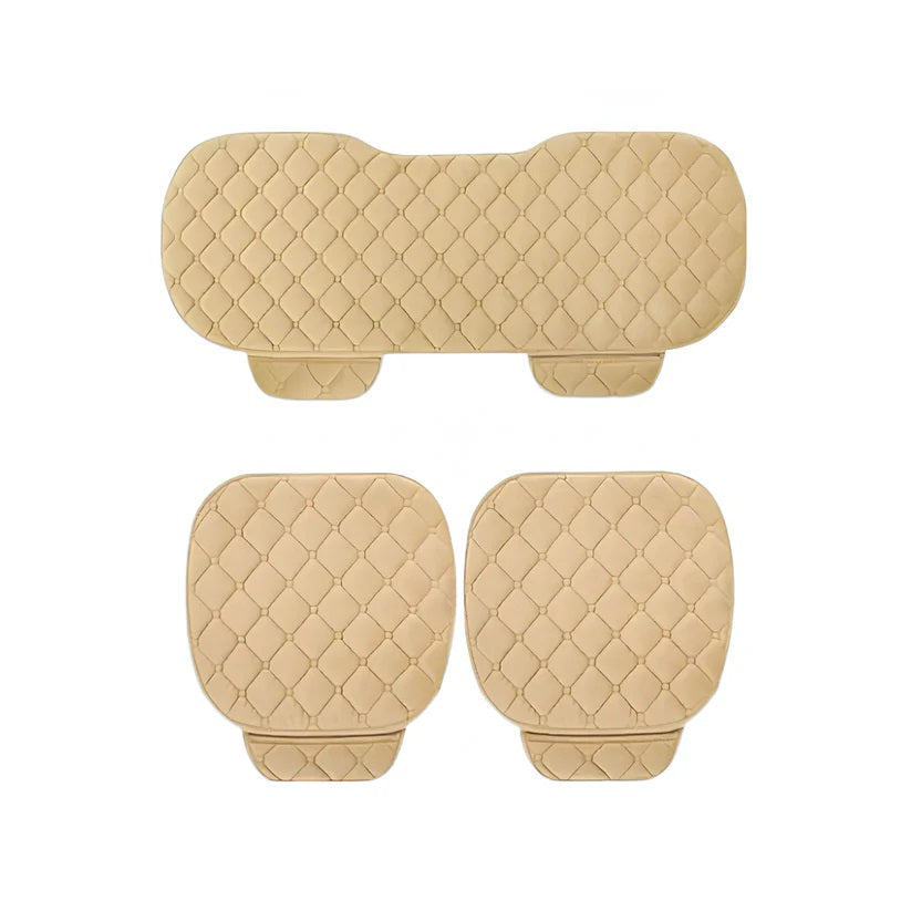 Set 3 Huse Auto Premium cu Buzunare - Scaune Fata si Banchet