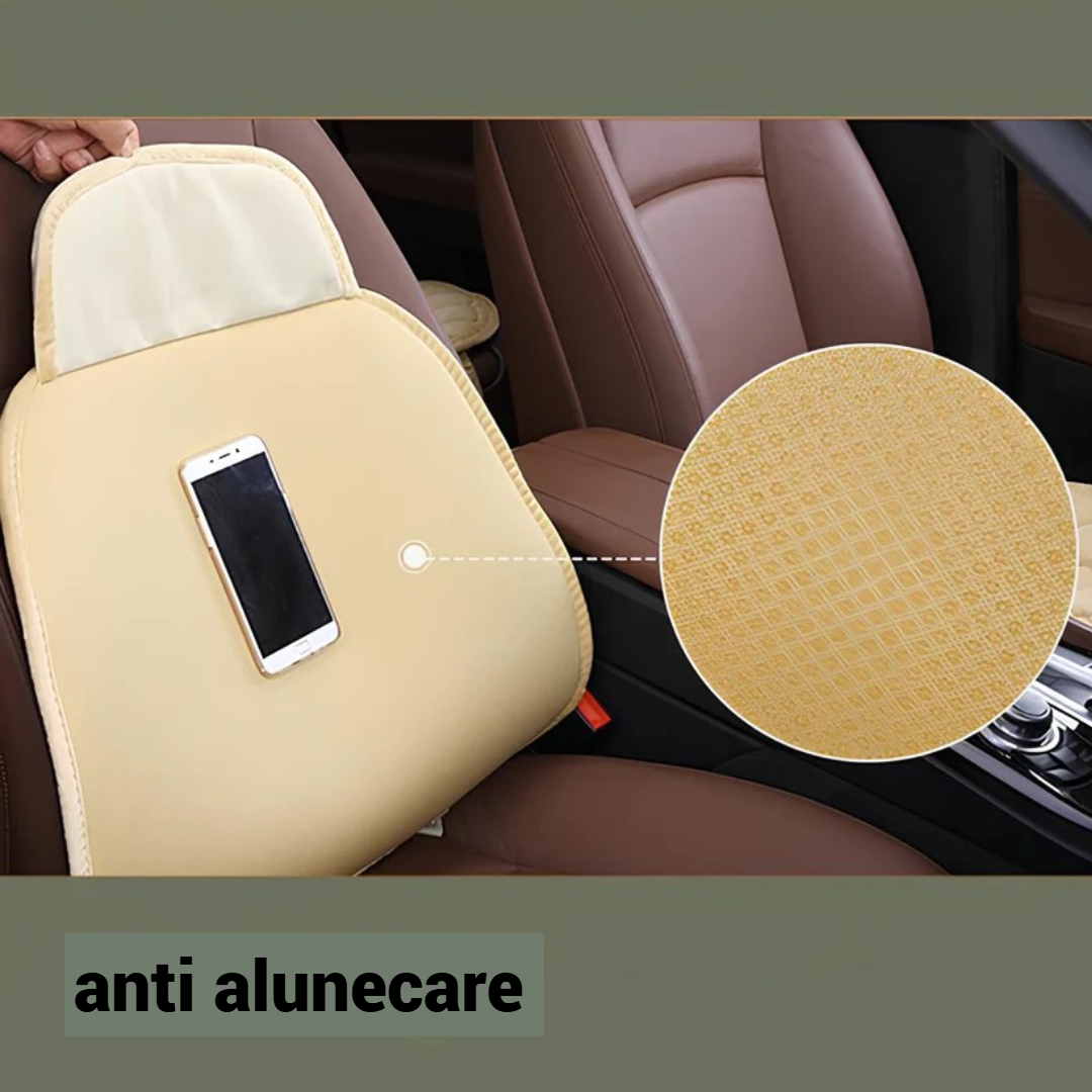 Set 3 Huse Auto Premium cu Buzunare - Scaune Fata si Banchet