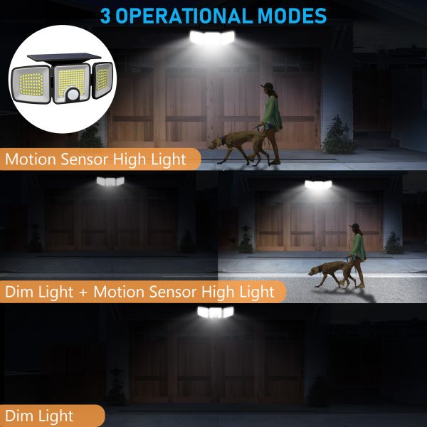 SET 2X LAMPA SOLARA 3 DIRECTII