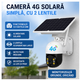 Camera 4G Simpla panou solar cu 2 lentil
