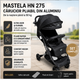 Carucior unidirectional 2IN1 din aluminiu super rezistent negru
