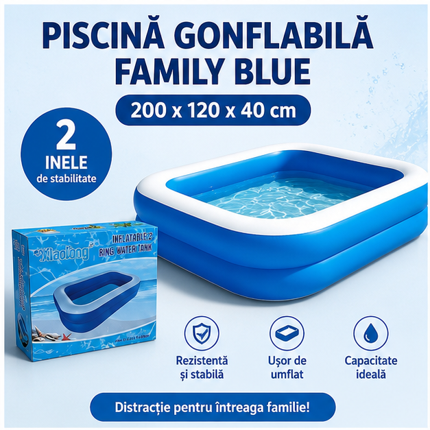 Piscina Gonflabila Albastra 200CM