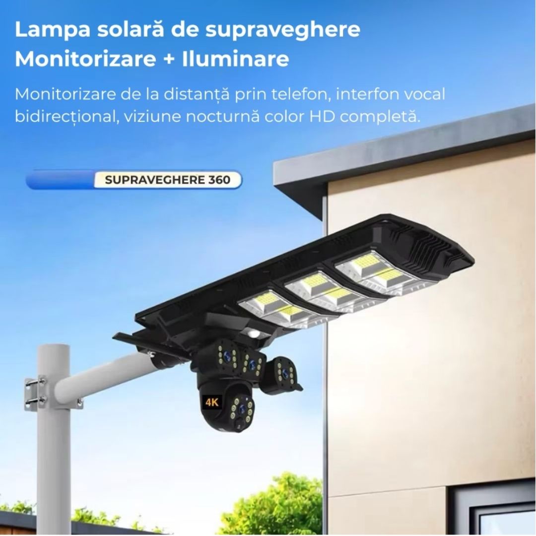 LAMPA SOLARA CU CAMERA V2