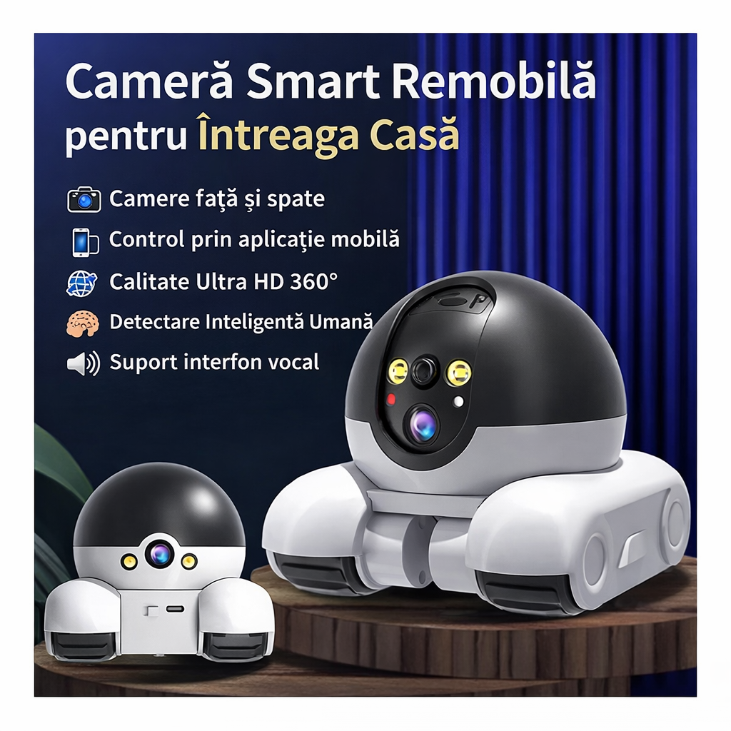 ROBOT CU CAMERA SI ROTI