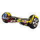 Hoverboard electric JRH Graffiti galben , roti 6.5 inch, autonomie 20 km, viteza 12 km/h ,motor 2 x