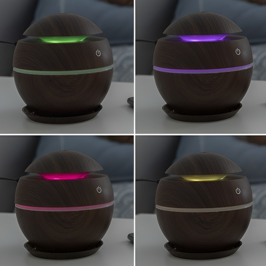 Mini Umidificator Ultrasonic USB cu Difuzor Aromaterapie - P