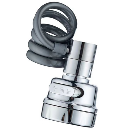 Para de dus Turbo Shower cu 3 functii de presiune, periuta i