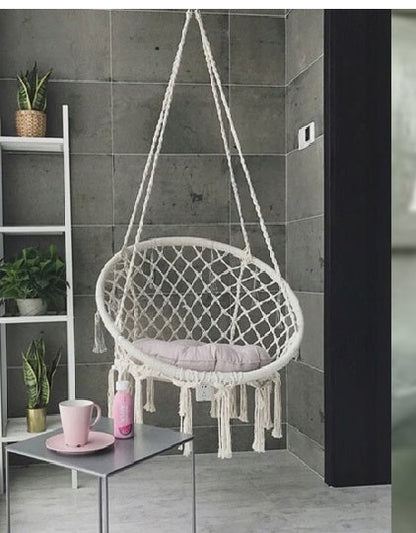 Scaun leagan suspendat rotund pentru casa si gradina - capac