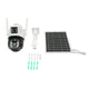 Camera Supraveghere 4G cu Panou Solar si Lentila Duala - Card 32GB Inclus