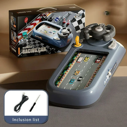 Jucarie Interactiva volan de condus cu circuit curse, sunete si functii,